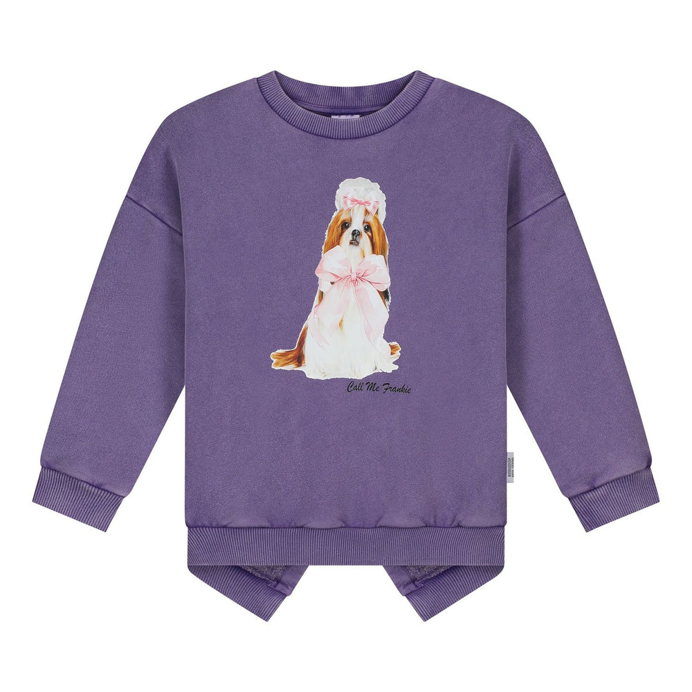 CMF FLUFFY DOG SWEATER PURPLE