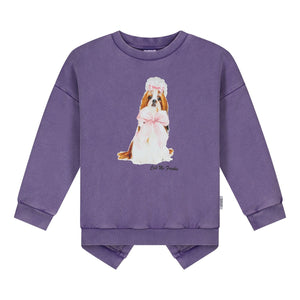 CMF FLUFFY DOG SWEATER PURPLE