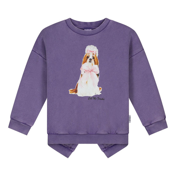 CMF FLUFFY DOG SWEATER PURPLE
