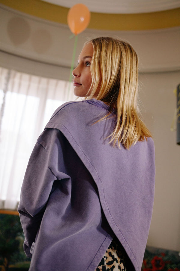 CMF FLUFFY DOG SWEATER PURPLE