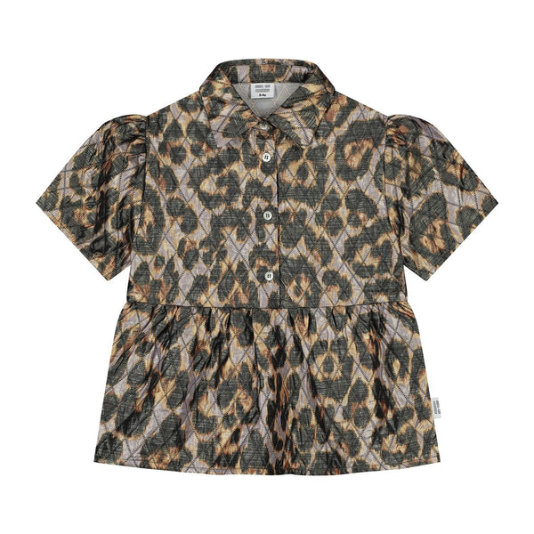 CFM LEOPARD QUILTED BLOUSE