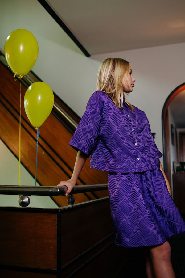 CMF PURPLE BLOUSE
