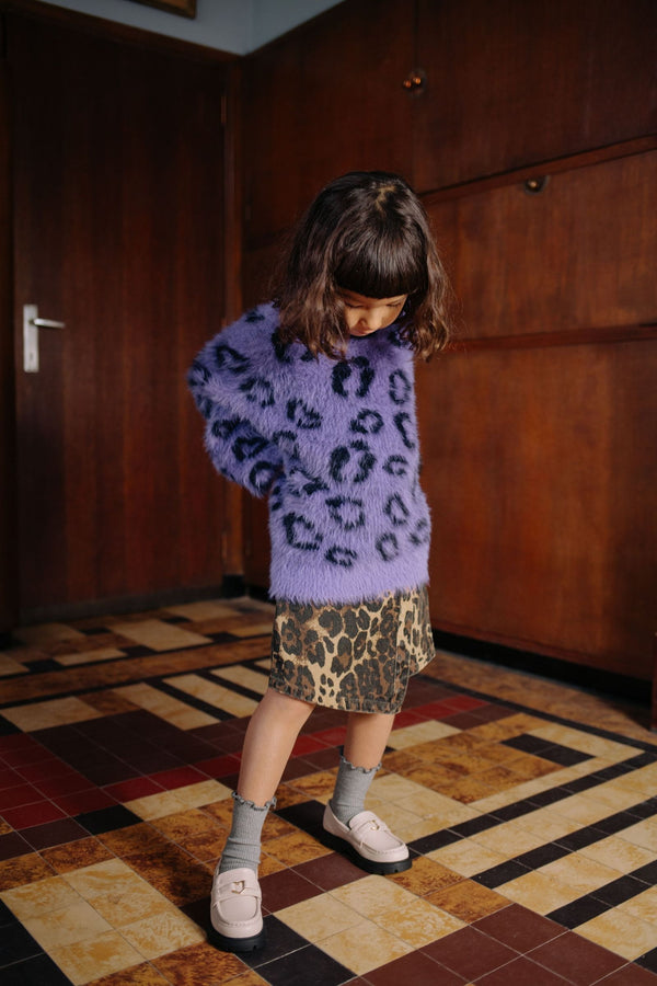 CMF LEOPARD FLUFFY SWEATER