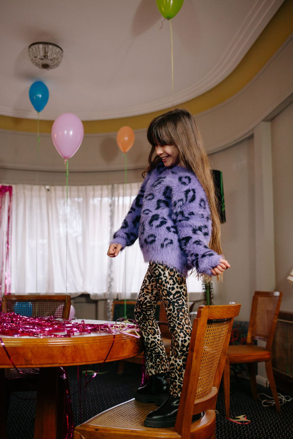 CMF LEOPARD FLUFFY SWEATER