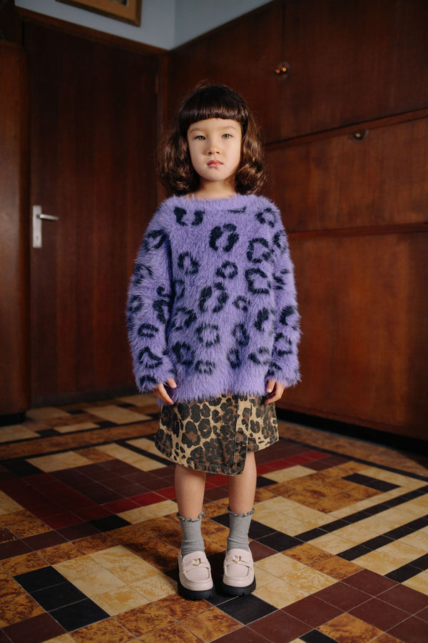 CMF LEOPARD FLUFFY SWEATER
