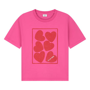 CMF HEARTS PINK T-SHIRT