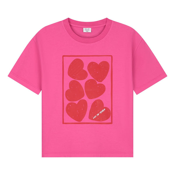 CMF HEARTS PINK T-SHIRT