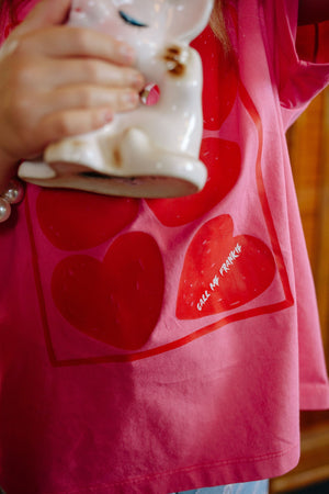 CMF HEARTS PINK T-SHIRT