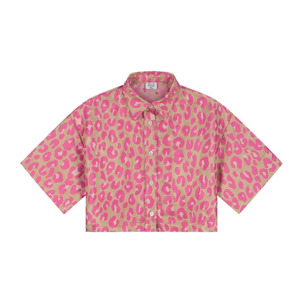 CMF PINK LEOPARD BLOUSE