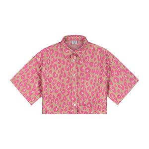 CMF PINK LEOPARD BLOUSE