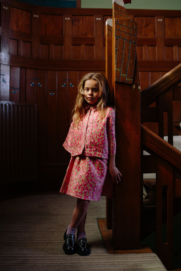 CMF PINK LEOPARD BLOUSE