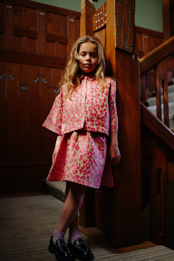 CMF PINK LEOPARD BLOUSE