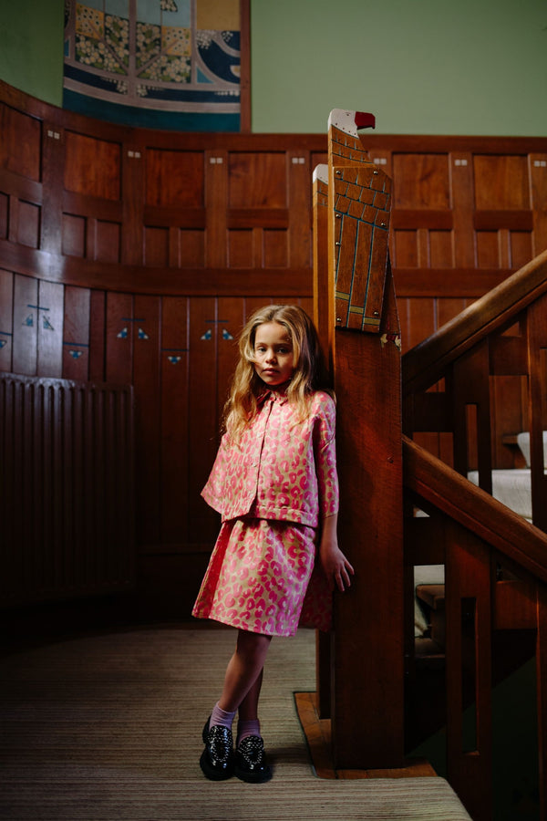 CMF PINK LEOPARD SKIRT