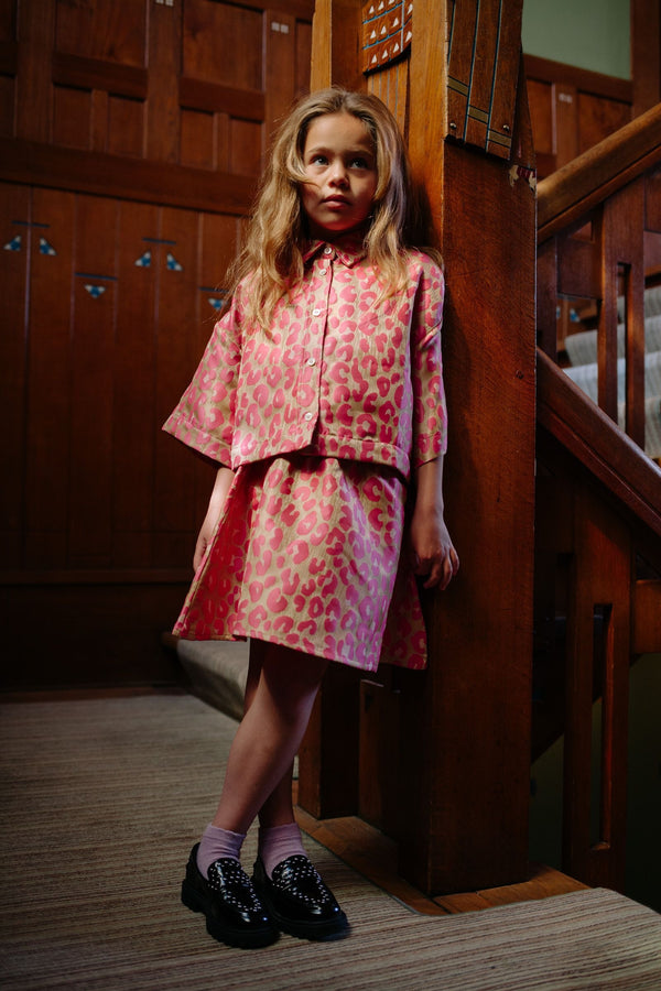 CMF PINK LEOPARD SKIRT
