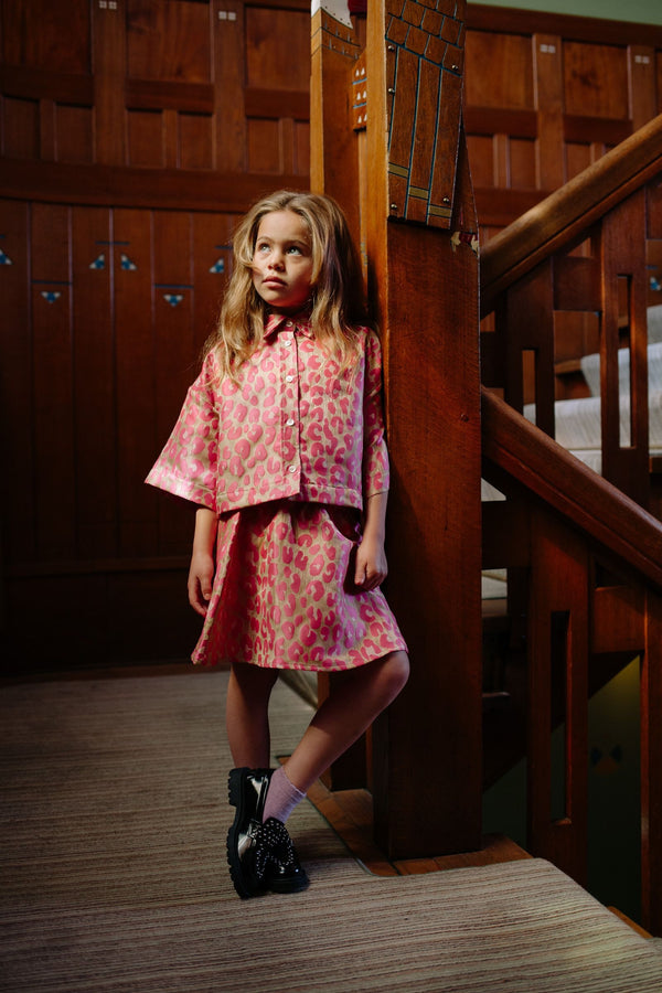CMF PINK LEOPARD SKIRT