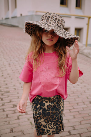 CMF LEOPARD DENIM SKORT